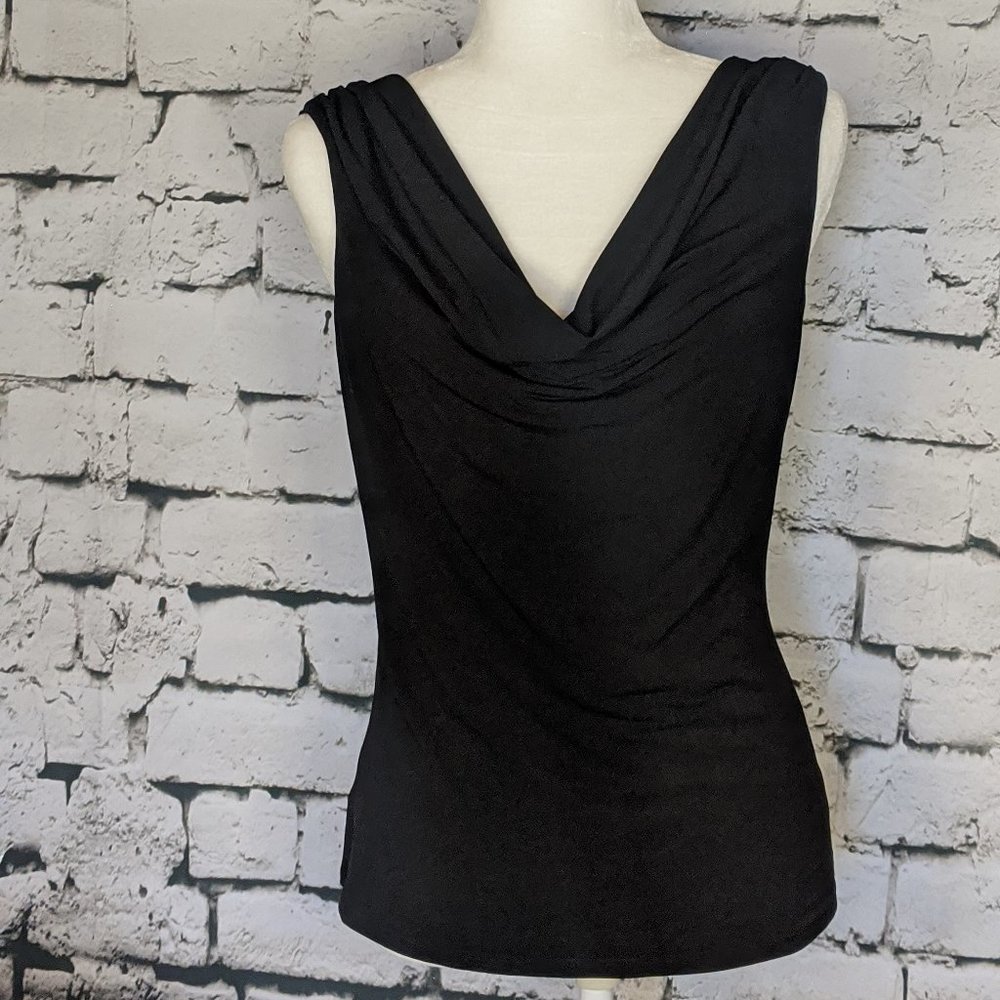 Parallel -Swoop Neck Tank Top